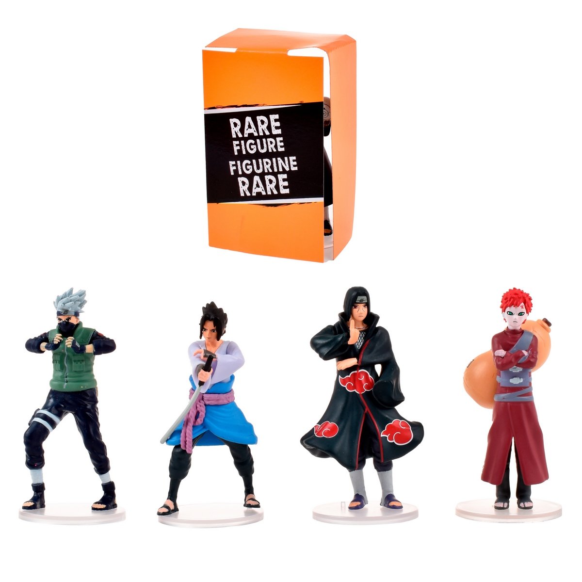 Pack 5 Figuras Coleccionables 7 Cm Naruto - Kakashi